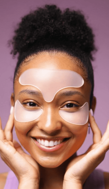 Flux Halo Forehead Patches Smooth Wrinkles Overnight. Reusable 20x. 🔍
