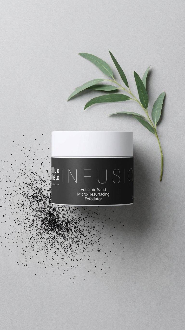 FLUX HALO - Volcanic Sand Micro-Resurfacing Exfoliator - Face & Body Polish
