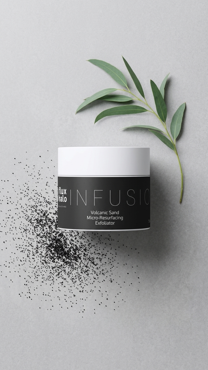 FLUX HALO - Volcanic Sand Micro-Resurfacing Exfoliator - Face & Body Polish